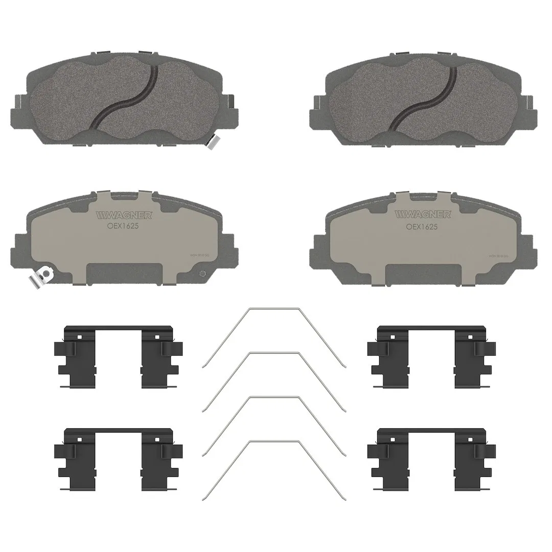 OEX1625 – WAGNER BRAKE Brake Pad, OE Replacement Premium Low-Copper Ceramic